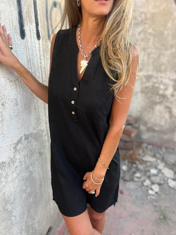 Caroline | Ärmlös miniklänning för kvinnor