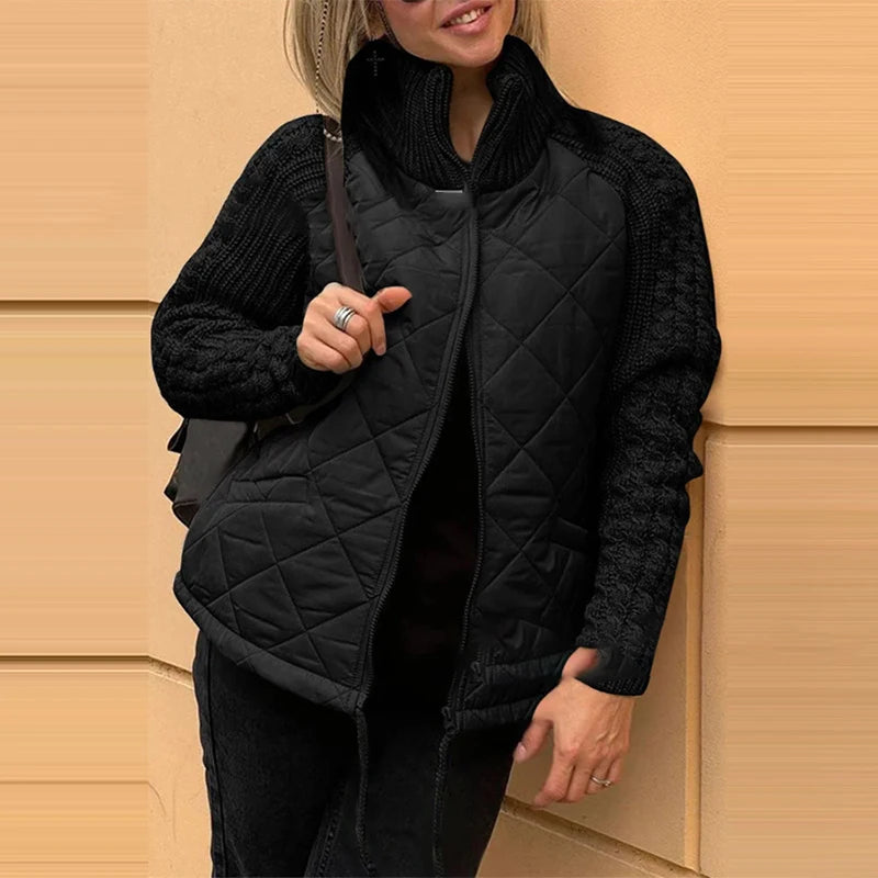 Belle | Casual Puffer Jacka med Dragsko