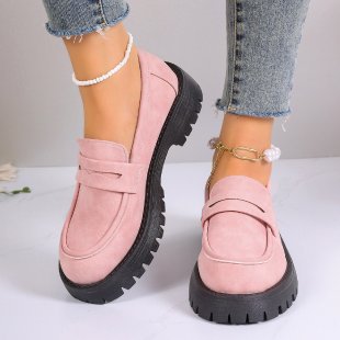Vera | Loafer i Mocka Slip-On Skor för Damer
