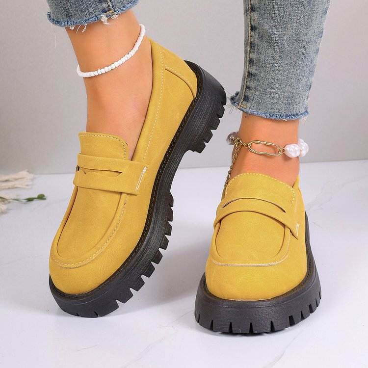 Vera | Loafer i Mocka Slip-On Skor för Damer