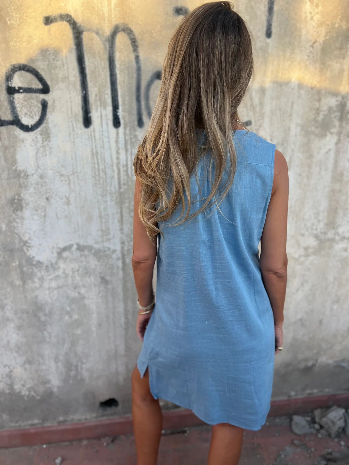 Caroline | Ärmlös miniklänning för kvinnor