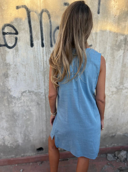 Caroline | Ärmlös miniklänning för kvinnor