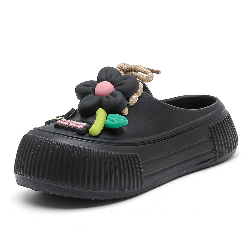 Tindra | Trendy chunky clogs med lekfulla 3D-detaljer