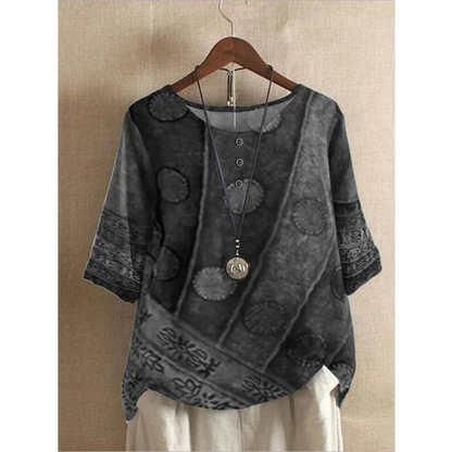 Katarzyna | Boho Patchwork-topp med avslappnad silhuett