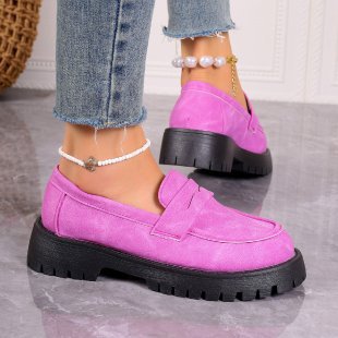 Vera | Loafer i Mocka Slip-On Skor för Damer