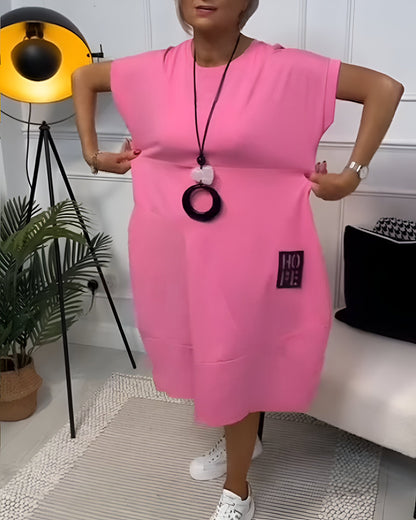 Elvira | Casual komfortklänning med ficka