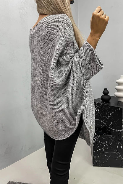 Victoria | Elegant och Mysig Stickad Oversize-tröja