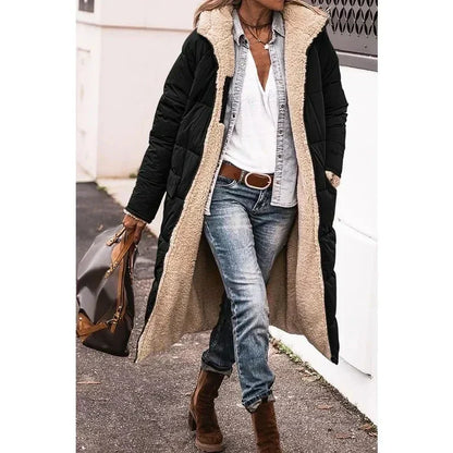Noemi | Vändbara Fleeceparka med Huva