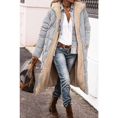 Noemi | Vändbara Fleeceparka med Huva