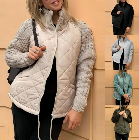 Belle | Casual Puffer Jacka med Dragsko