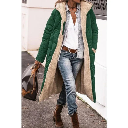 Noemi | Vändbara Fleeceparka med Huva