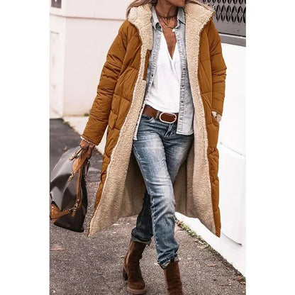Noemi | Vändbara Fleeceparka med Huva