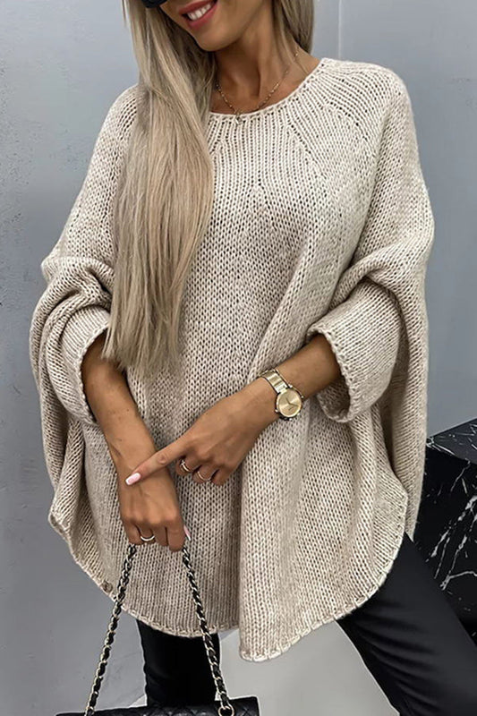 Victoria | Elegant och Mysig Stickad Oversize-tröja