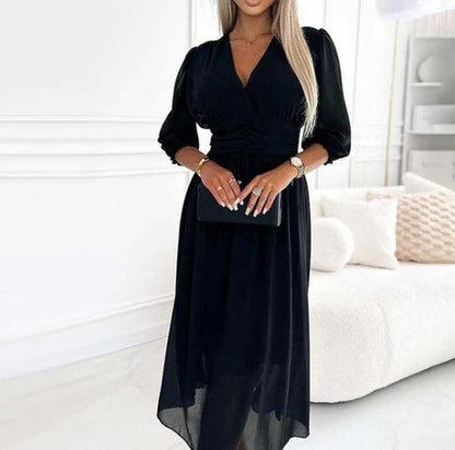Maja | Elegant Chiffonklänning