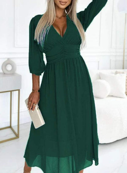 Maja | Elegant Chiffonklänning