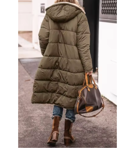 Noemi | Vändbara Fleeceparka med Huva